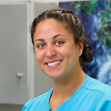 Paige who is a dental assistant at Croasdaile Dental Arts